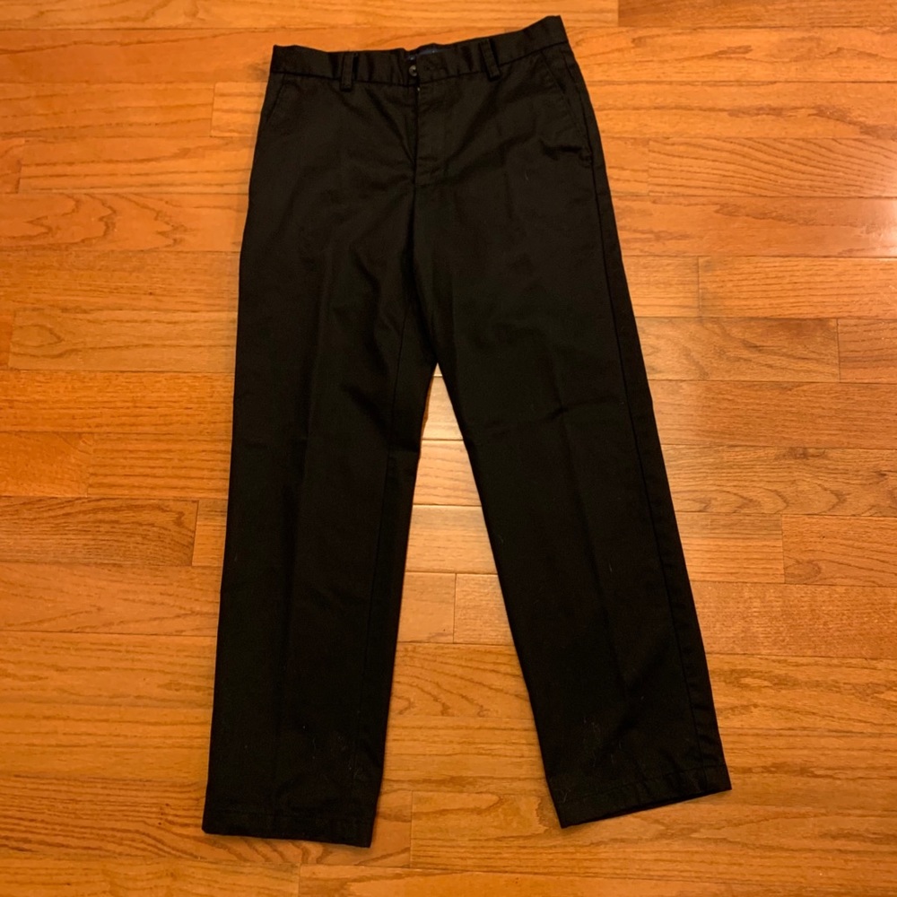 Izod Straight Fit Black Chino Pants